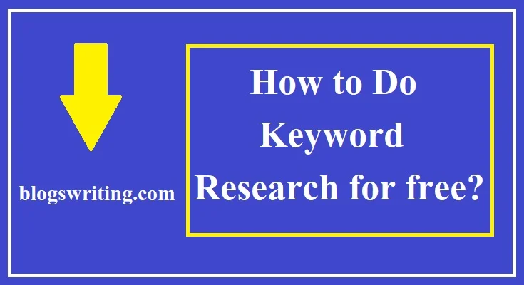 Free Keyword Research