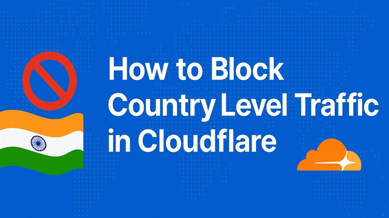 How to block Country level bot traffic in Cloudflare?